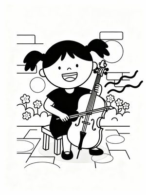 Preschool Simple - B&W