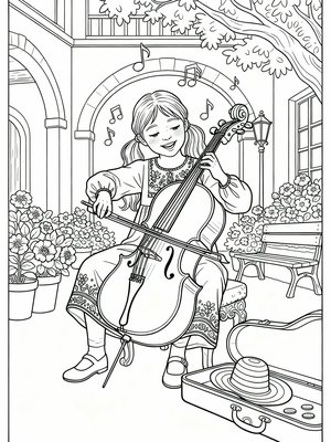 Classic Coloring Book - B&W