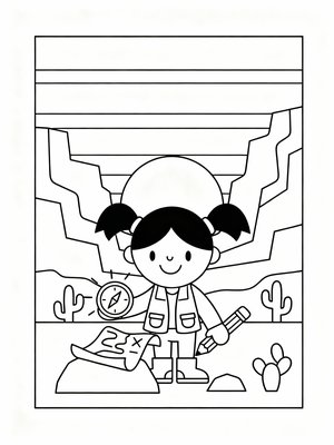 Preschool Simple - B&W