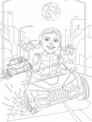 Cubist Painting - B&W