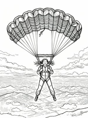 Impressionist Painting - B&W