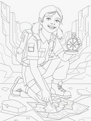 Cubist Painting - B&W