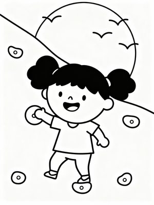 Preschool Simple - B&W