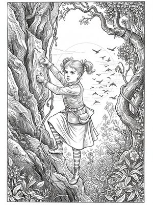 Victorian Illustration - B&W
