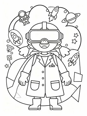 Preschool Simple - B&W