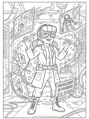 Classic Coloring Book - B&W