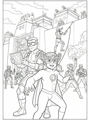 Classic Coloring Book - B&W