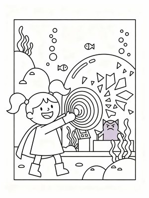 Preschool Simple - B&W