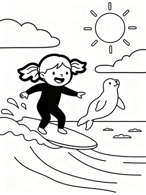 Preschool Simple - B&W