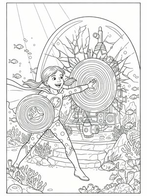 Classic Coloring Book - B&W