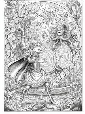 Victorian Illustration - B&W