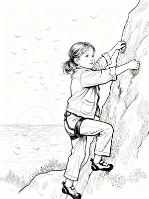 Impressionist Painting - B&W