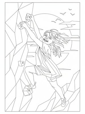 Cubist Painting - B&W