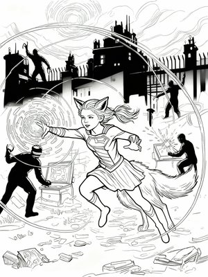 Impressionist Painting - B&W