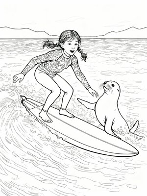 Impressionist Painting - B&W