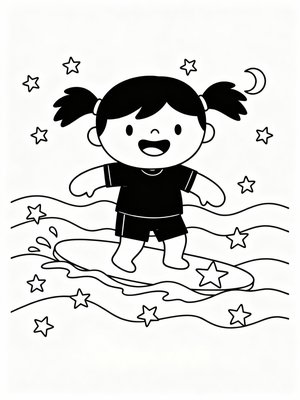 Preschool Simple - B&W