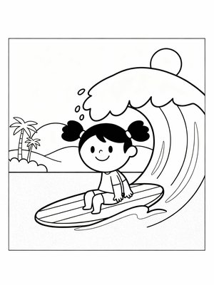 Preschool Simple - B&W