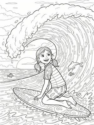 Classic Coloring Book - B&W