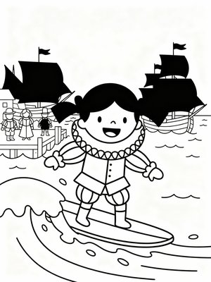 Preschool Simple - B&W