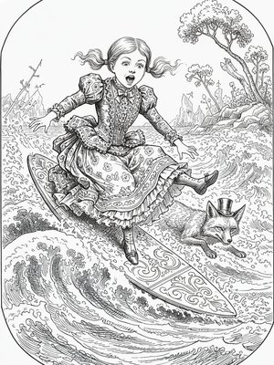 Victorian Illustration - B&W