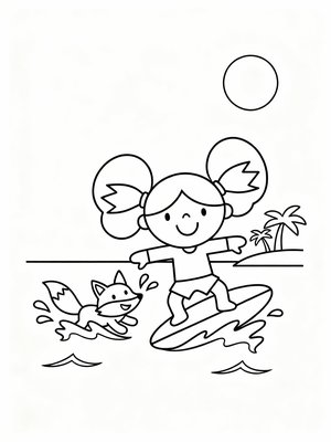 Preschool Simple - B&W