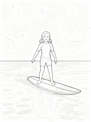 Impressionist Painting - B&W