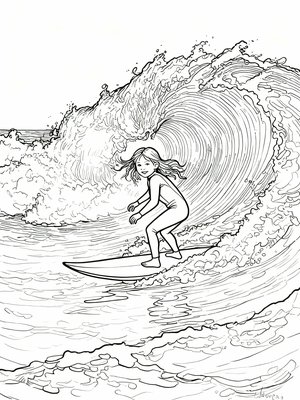 Impressionist Painting - B&W