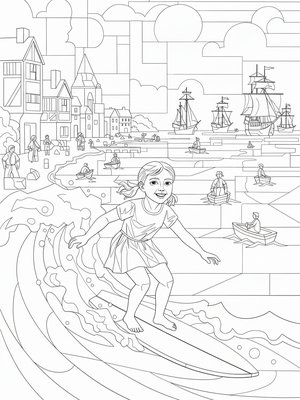 Cubist Painting - B&W