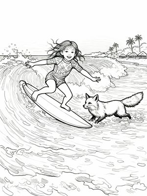 Impressionist Painting - B&W