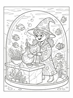 Classic Coloring Book - B&W