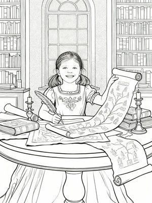 Impressionist Painting - B&W