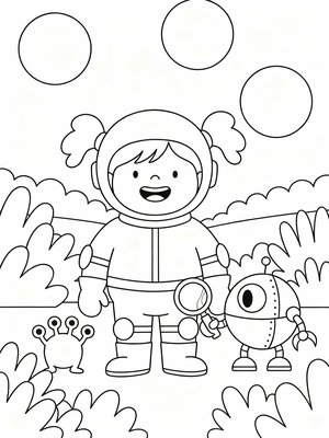 Preschool Simple - B&W