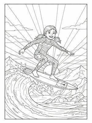 Classic Coloring Book - B&W