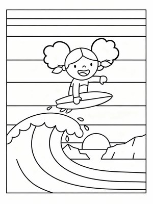 Preschool Simple - B&W