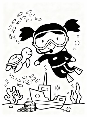 Preschool Simple - B&W