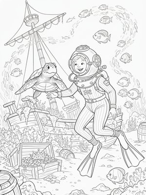 Vintage Storybook - B&W