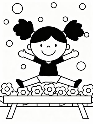 Preschool Simple - B&W