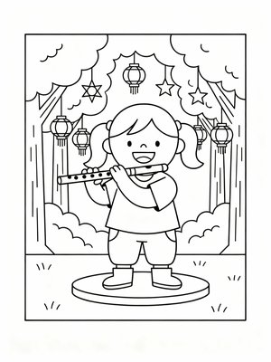 Preschool Simple - B&W