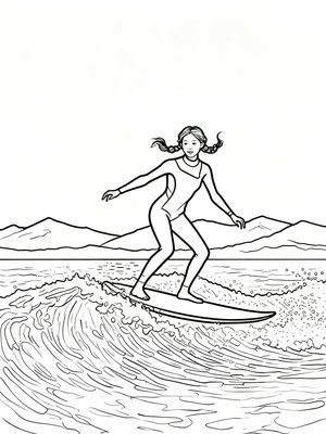 Impressionist Painting - B&W