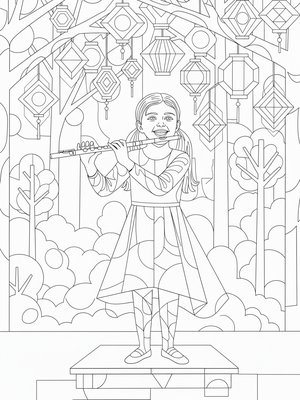 Cubist Painting - B&W