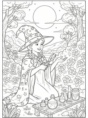 Classic Coloring Book - B&W