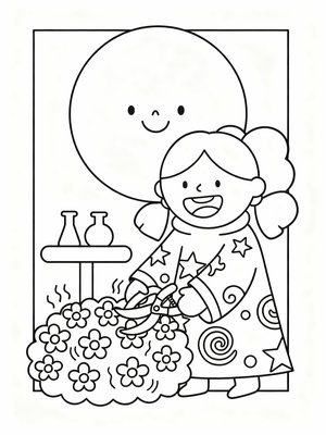 Preschool Simple - B&W