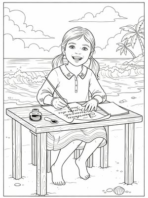Classic Coloring Book - B&W