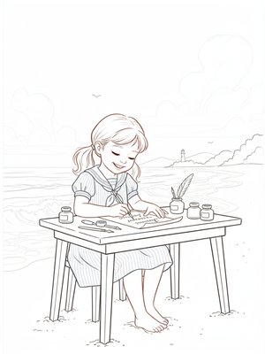 Vintage Storybook - B&W