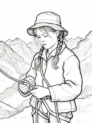 Impressionist Painting - B&W