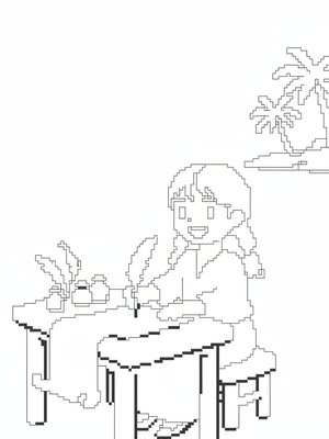 Pixel Art - B&W