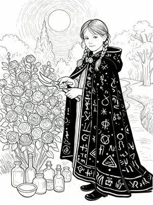 Impressionist Painting - B&W