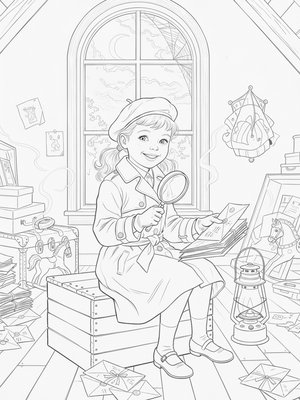 Vintage Storybook - B&W