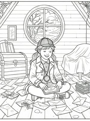 Classic Coloring Book - B&W