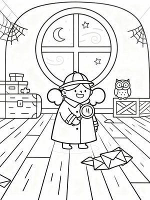 Preschool Simple - B&W